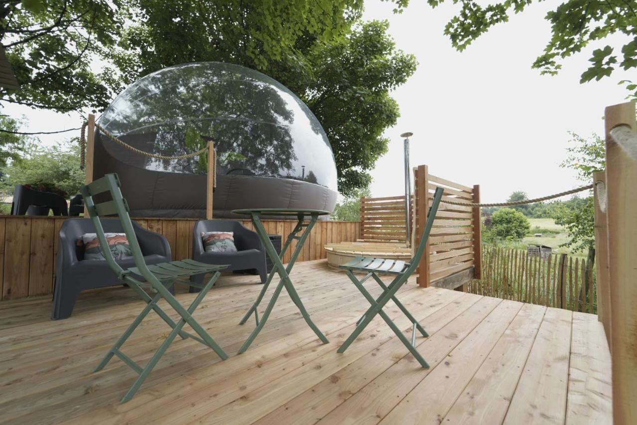 Bulles Odette & Ginette Et Tiny House Suzette "Au Guet Marais" Etape Insolite Paliseul Exteriör bild