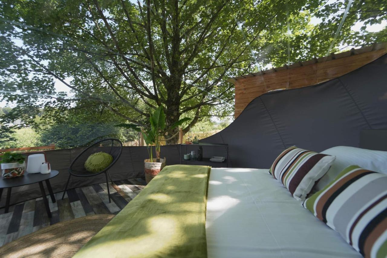Bulles Odette & Ginette Et Tiny House Suzette "Au Guet Marais" Etape Insolite Paliseul Exteriör bild