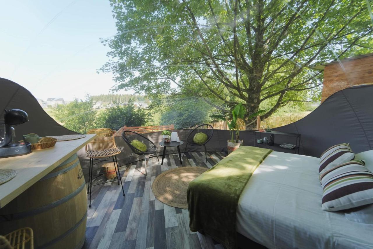 Bulles Odette & Ginette Et Tiny House Suzette "Au Guet Marais" Etape Insolite Paliseul Exteriör bild