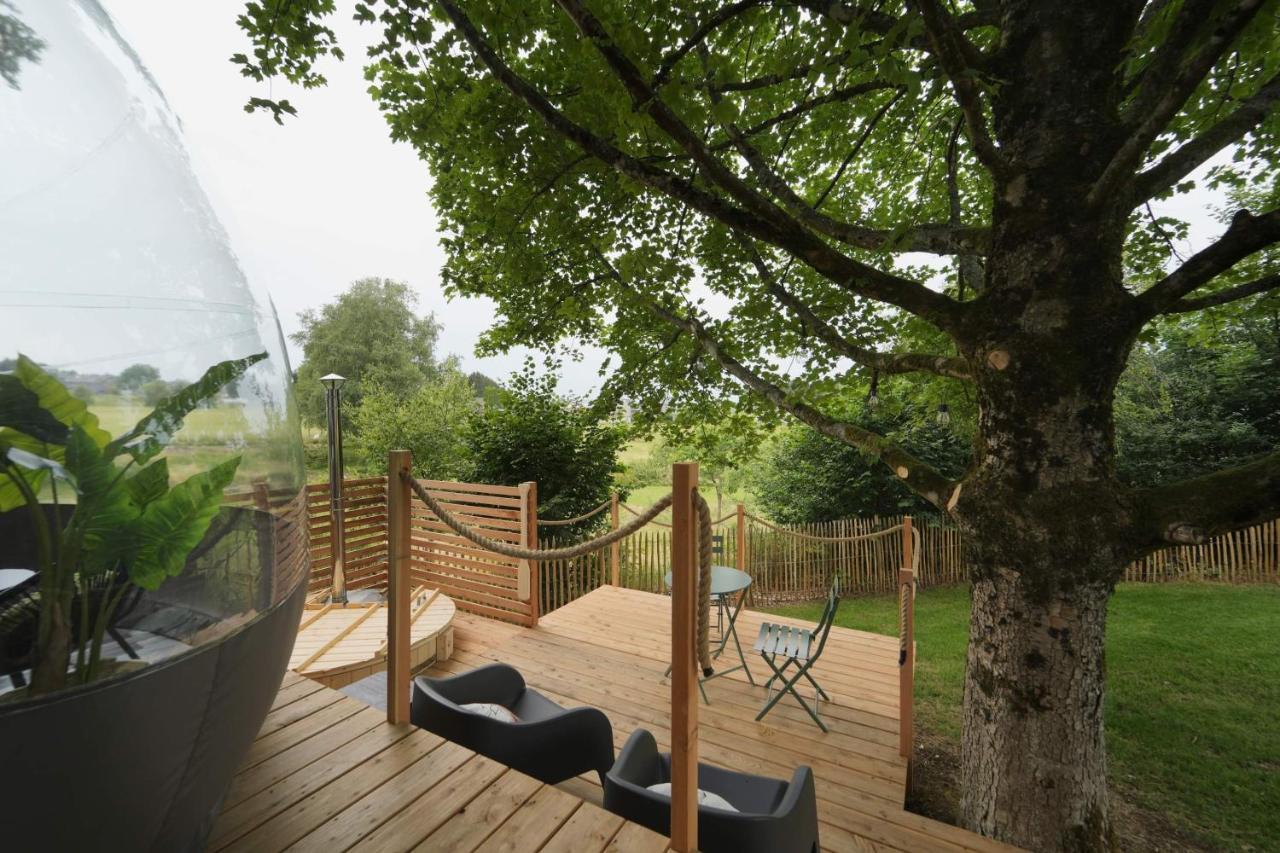 Bulles Odette & Ginette Et Tiny House Suzette "Au Guet Marais" Etape Insolite Paliseul Exteriör bild