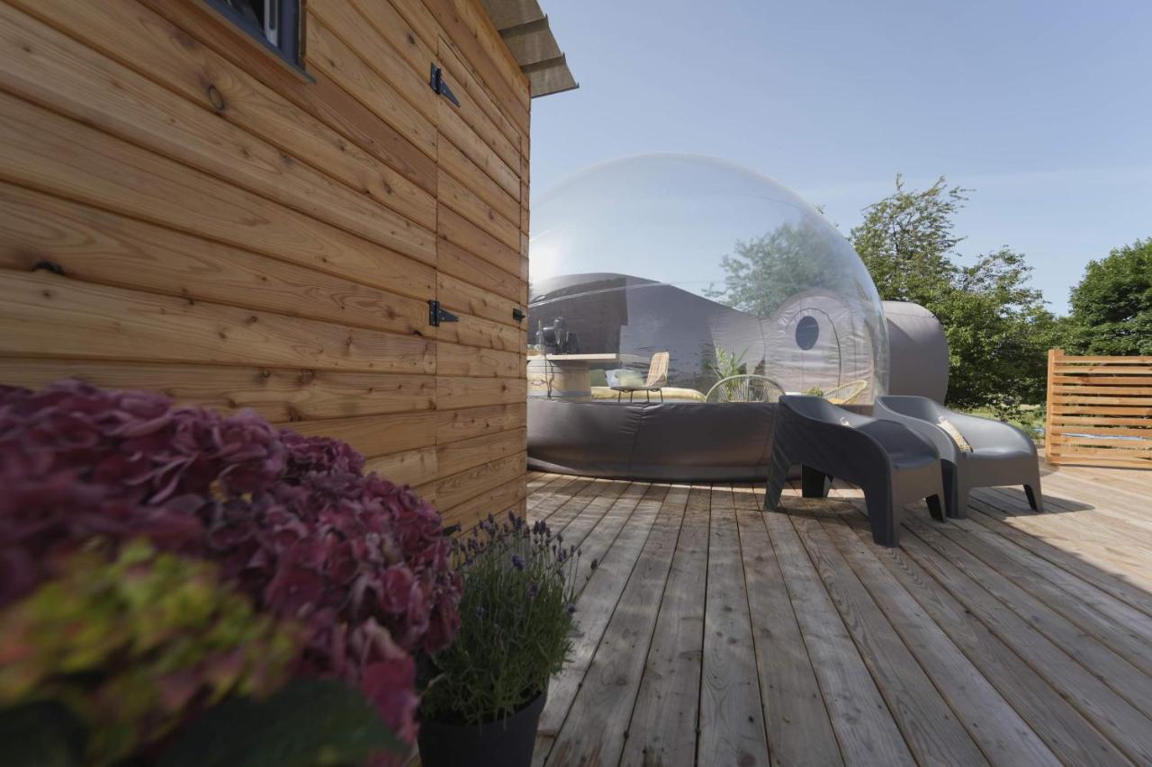 Bulles Odette & Ginette Et Tiny House Suzette "Au Guet Marais" Etape Insolite Paliseul Exteriör bild