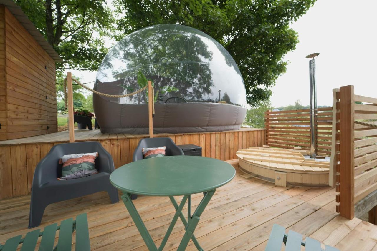 Bulles Odette & Ginette Et Tiny House Suzette "Au Guet Marais" Etape Insolite Paliseul Exteriör bild