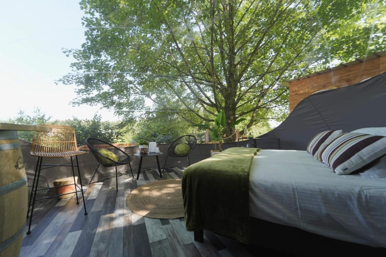 Bulles Odette & Ginette Et Tiny House Suzette "Au Guet Marais" Etape Insolite Paliseul Exteriör bild